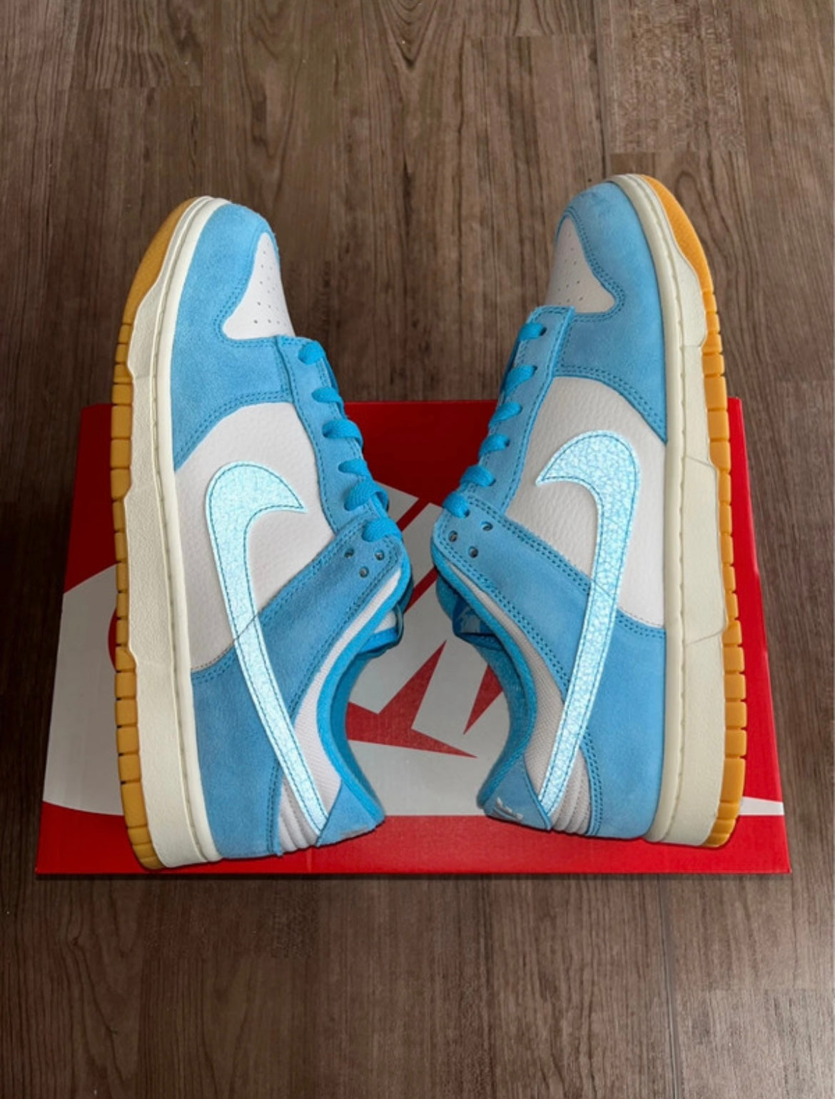 🔥 Nike Dunk Low Premium Blue, Brown & Coconut Milk - RRP £120 - Size Uk 9