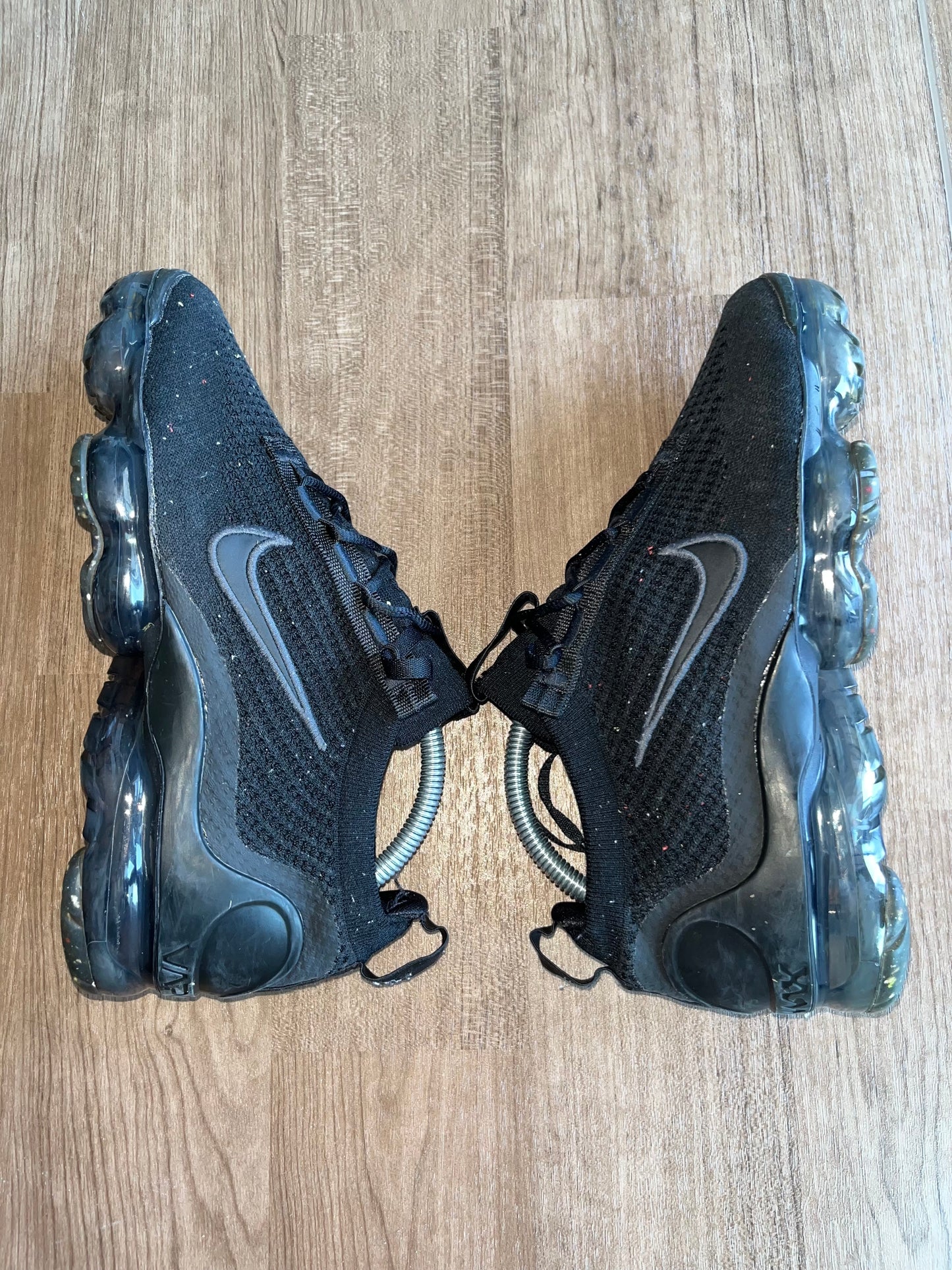 🔥 Nike Air Vapormax Flyknit Plus Black Supreme - RRP £210 - Size Uk 6