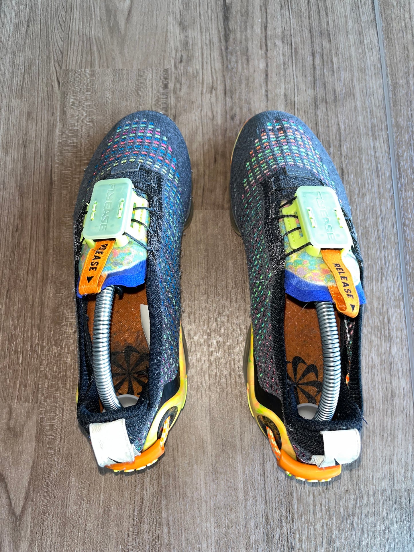 🔥 Nike Air Vapormax Flyknit Slip-On Black & Grey Multi - RRP £210 - Size Uk 5.5