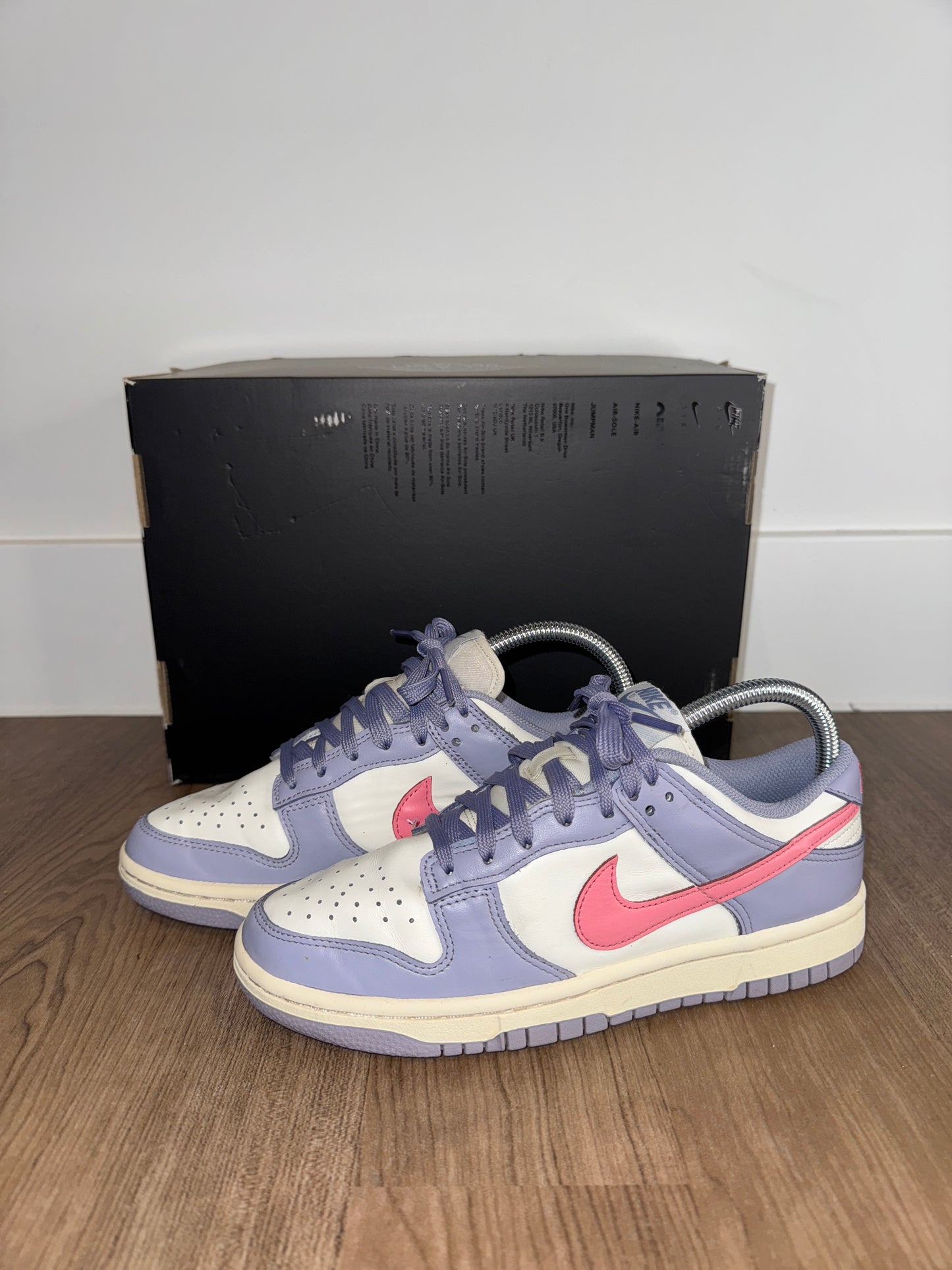 🔥 Nike Dunk Low Retro Pink & Purple - RRP £120 - Size Uk 4