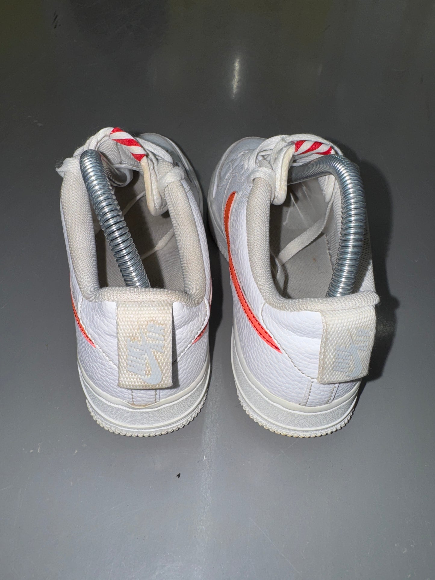 🔥 Nike Air Force 1 One Red & White - RRP £120 - Size 4