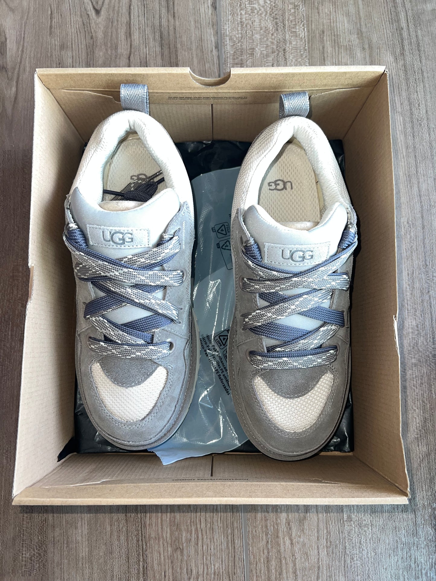 🔥 Ugg M Low LowMel Grey Suede - RRP £140 - Size Uk 10