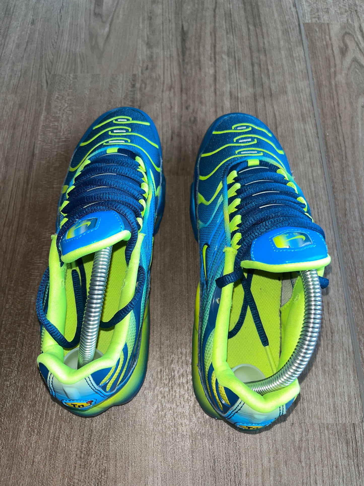 🔥 Nike Air Tn Plus Blue & Yellow Crimson - RRP £210 - Size Uk 5