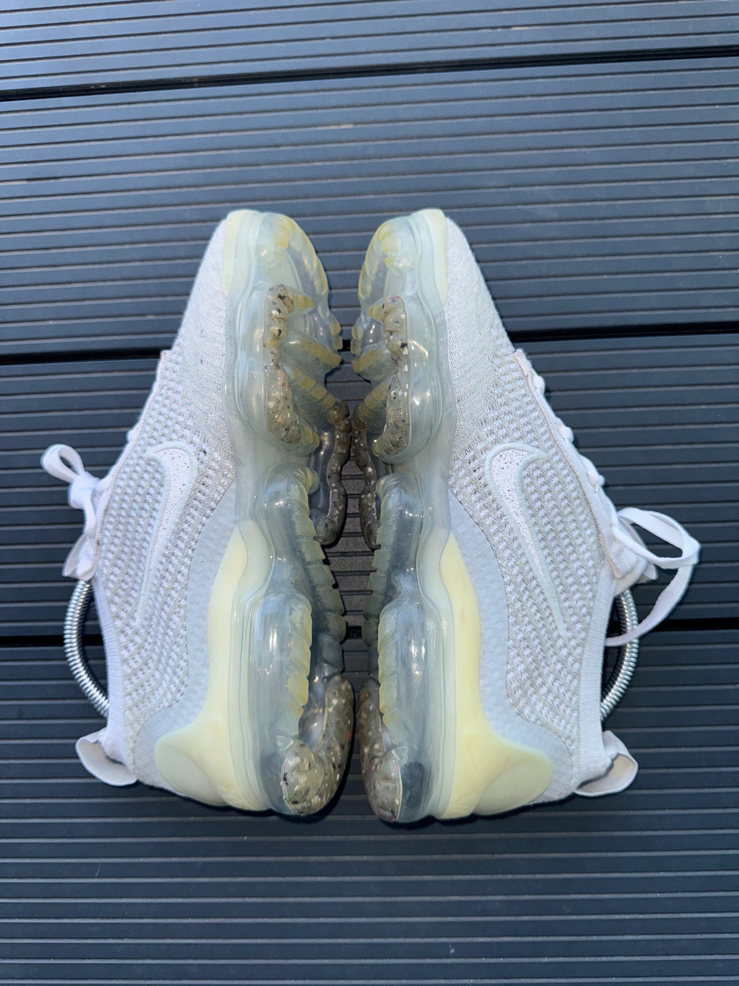 🔥 Nike Air Vapormax Flynit White Space - RRP £210 - Size Uk 5