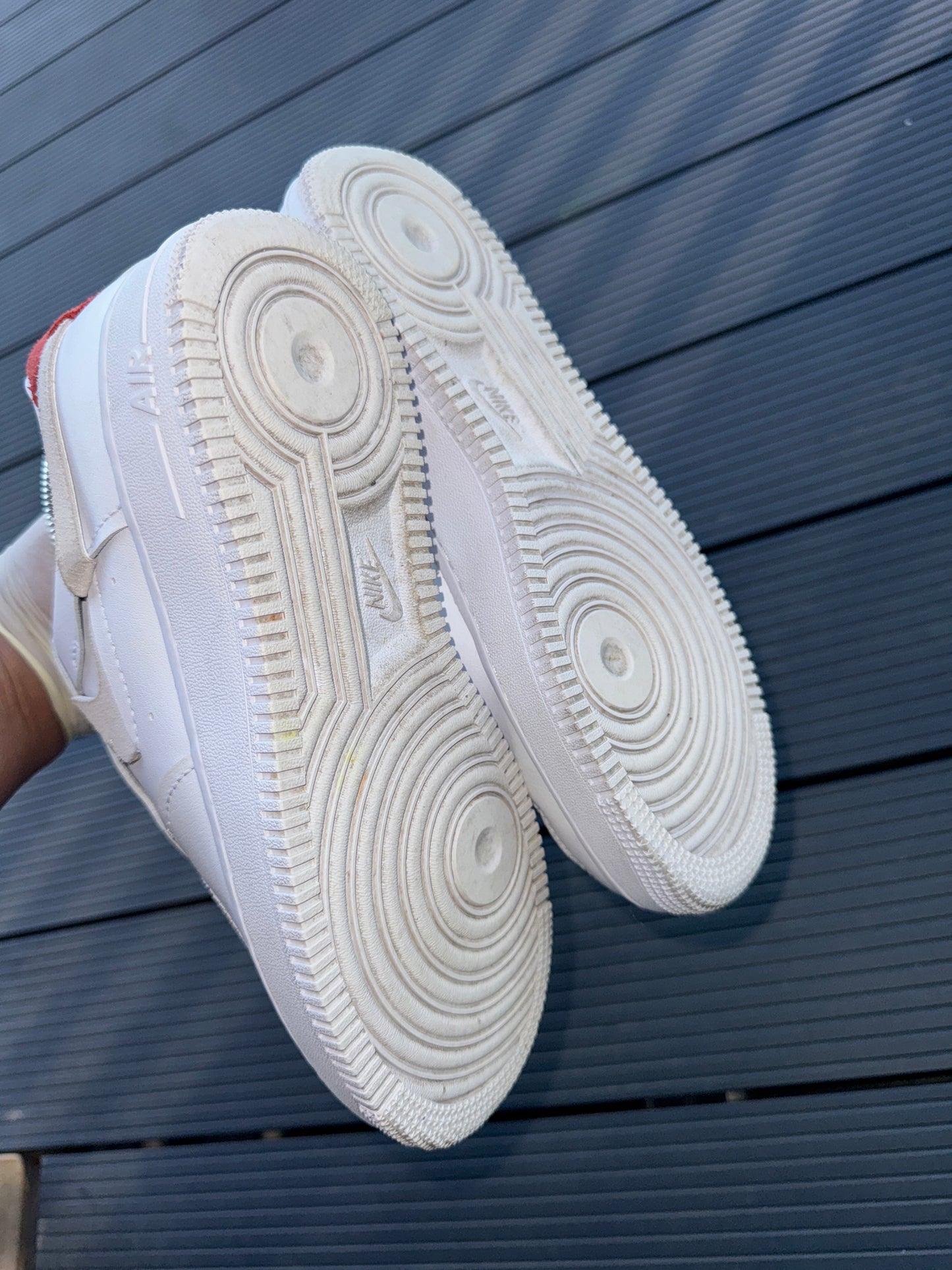 🔥 Nike Airforce 1 AF1 Low Inside Out White Blue Red - RRP £120 - Size Uk 5