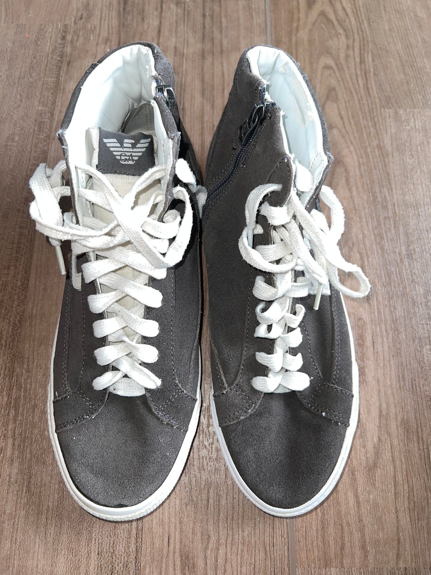 🔥 Armani Jeans Trainers - RRP £240 - Size Uk 8