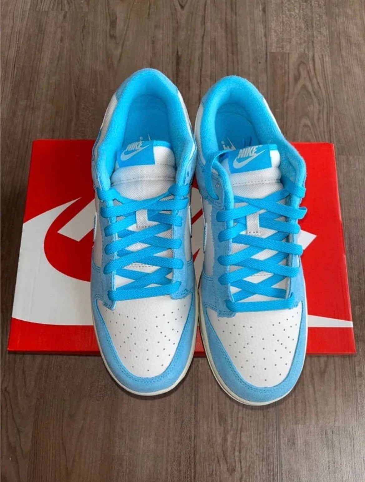 🔥 Nike Dunk Low Premium Blue, Brown & Coconut Milk - RRP £120 - Size Uk 9