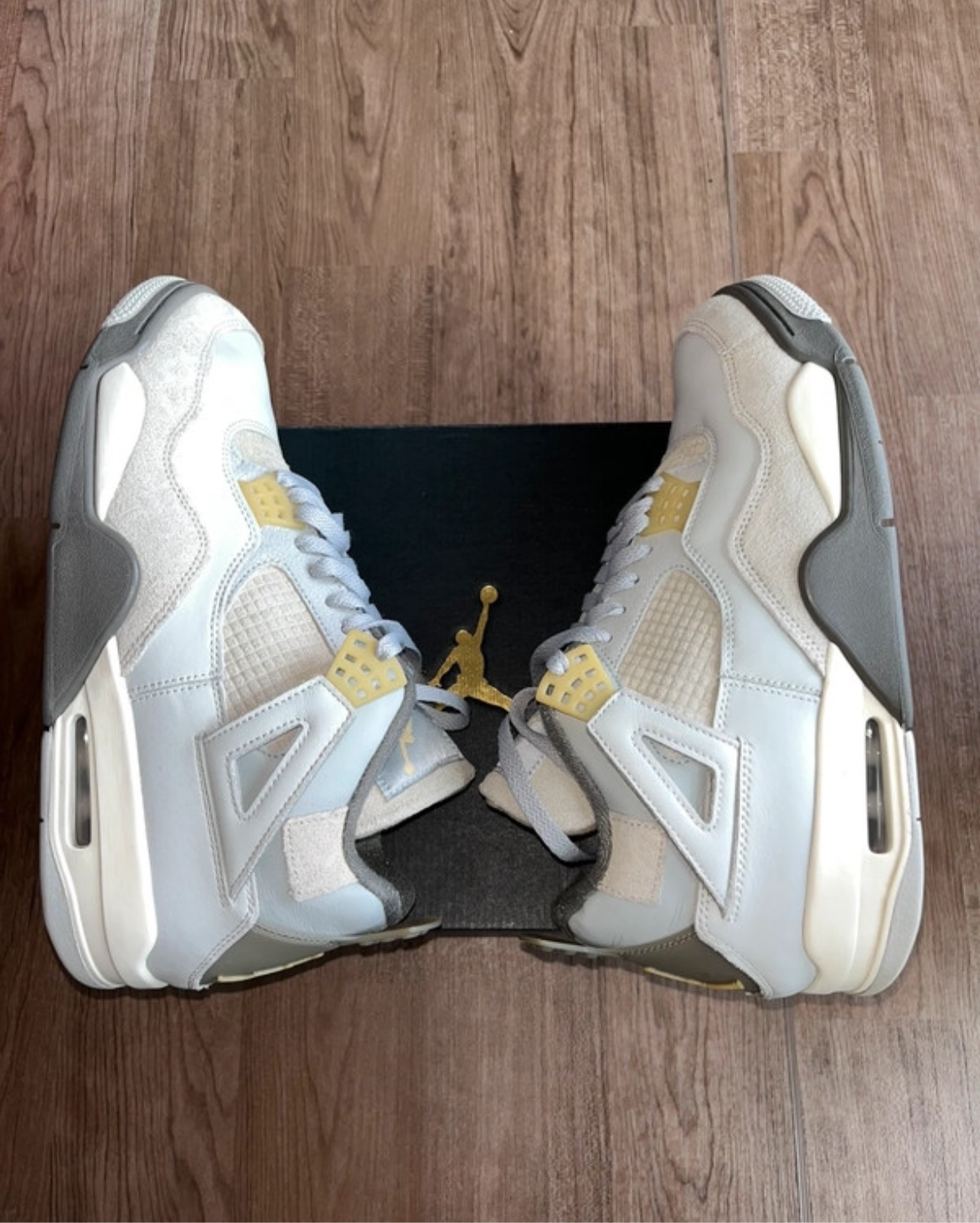 🔥 Nike Air Jordan Retro 4 Grey Obsidian - RRP £190 - Size Uk 10