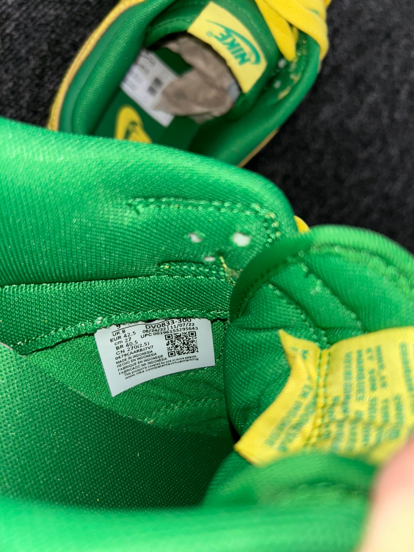 🔥 Nike Dunk Low Reverse Brazil - RRP £120 - Size Uk 8