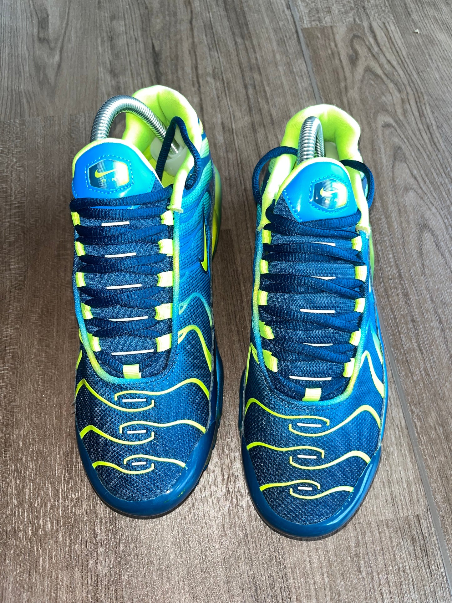 🔥 Nike Air Tn Plus Blue & Yellow Crimson - RRP £210 - Size Uk 5