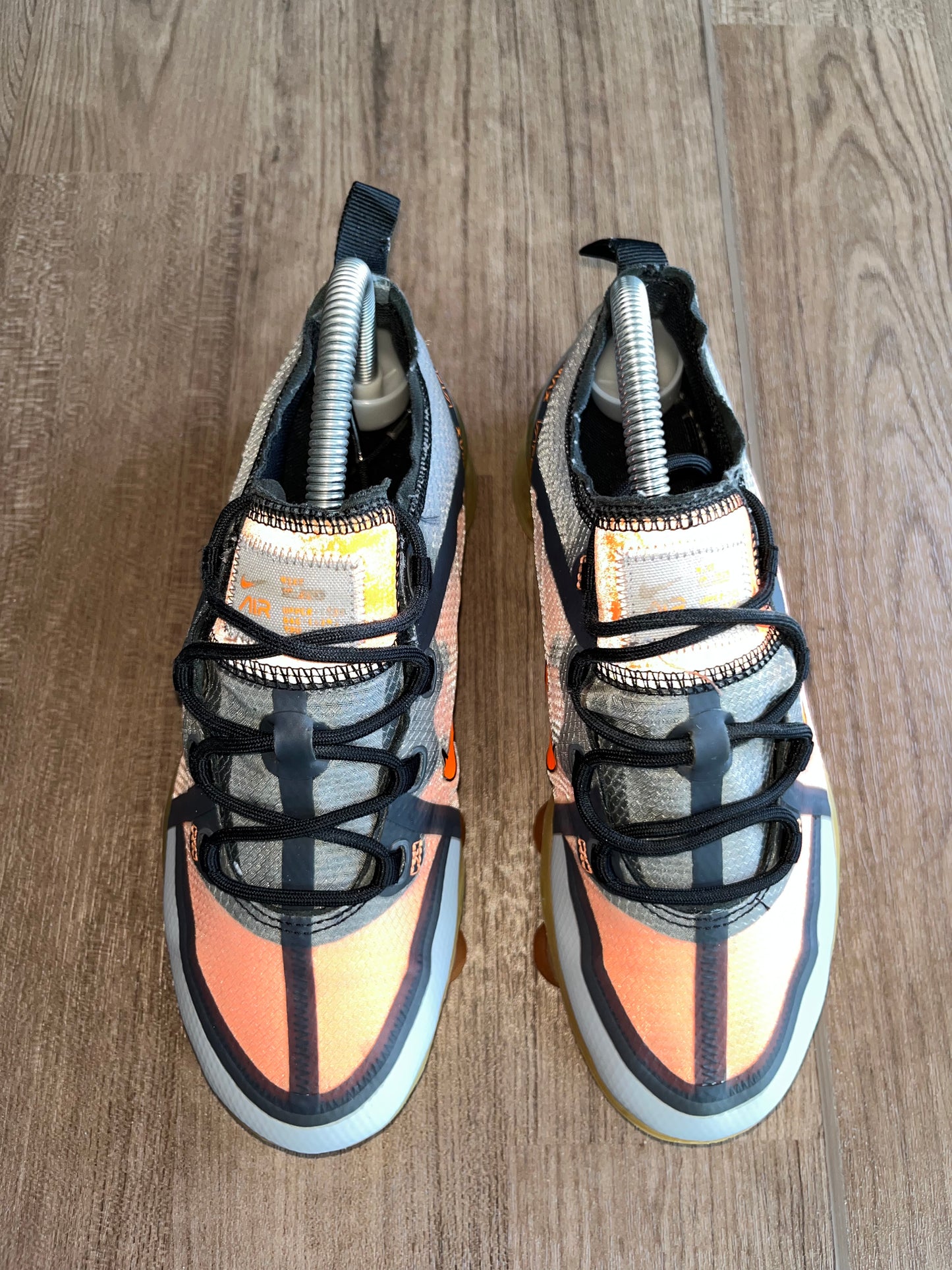 🔥 Nike Air Vapormax Plus Orange & Black - RRP £220 - Size Uk 4