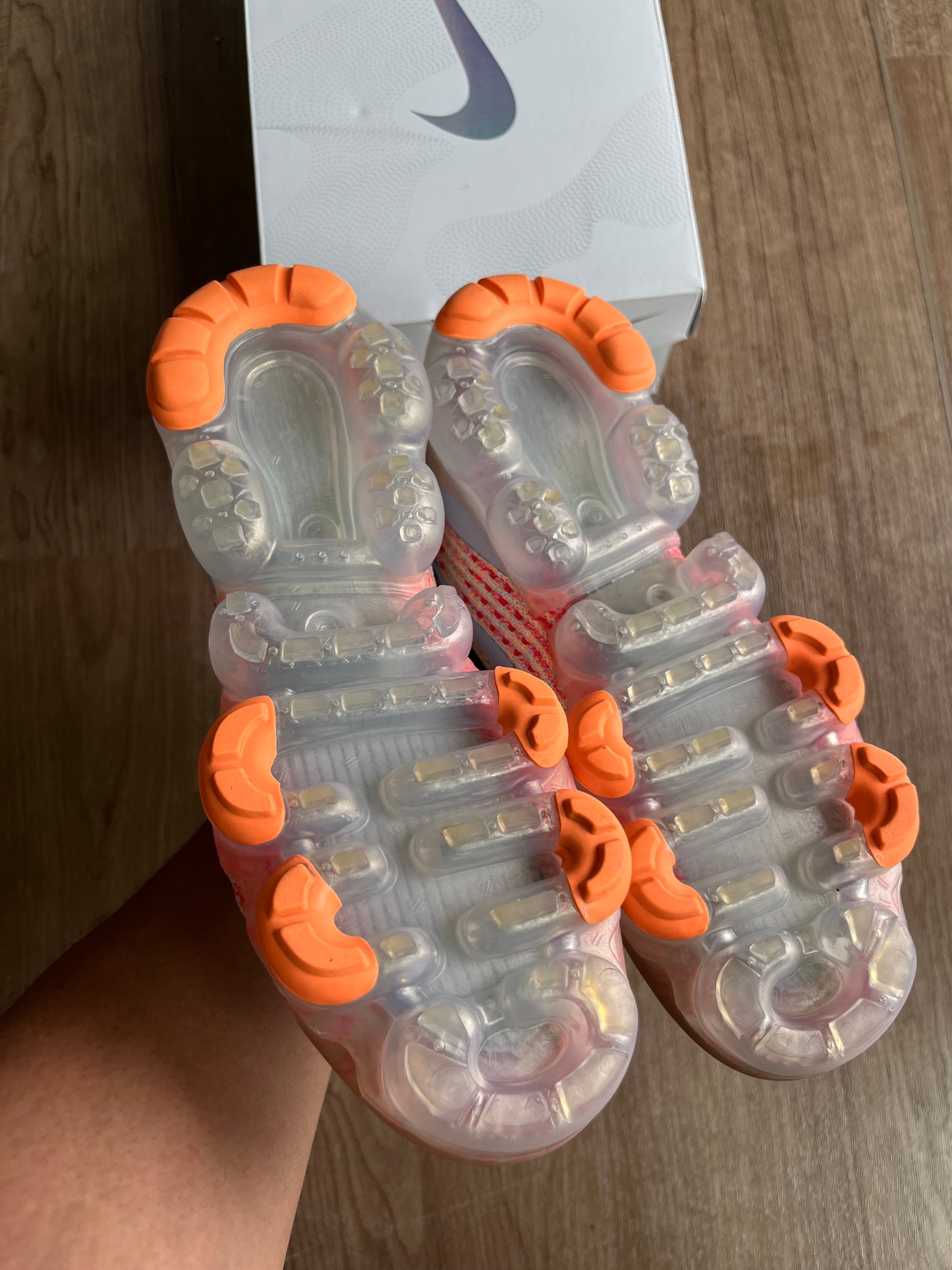 🔥 Nike Air Vapormax Flyknit 3 Exotic Sunrise - RRP £205 - Size Uk 4.5