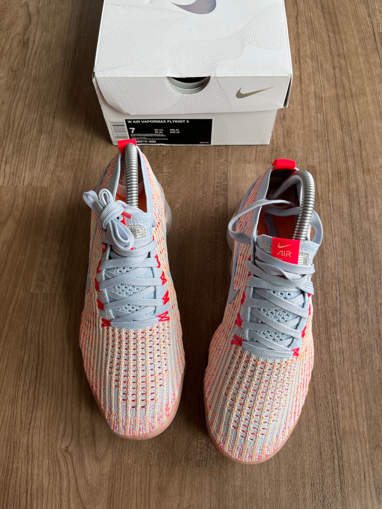 🔥 Nike Air Vapormax Flyknit 3 Exotic Sunrise - RRP £205 - Size Uk 4.5