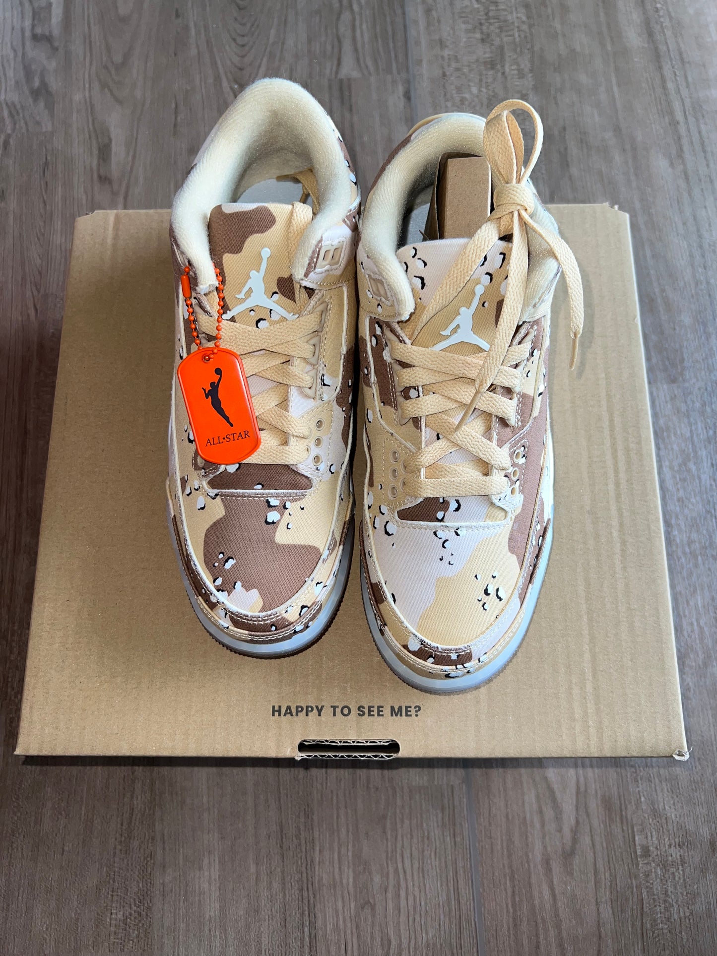 🔥 Nike Air Jordan 3 Retro Camo Driftwood - RRP £190 - Size Uk 4