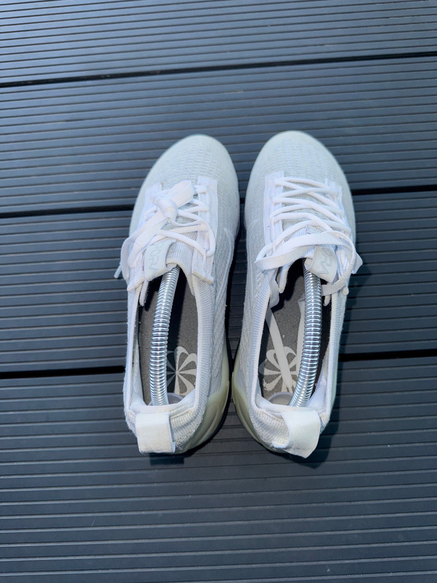 🔥 Nike Air Vapormax Flynit White Space - RRP £210 - Size Uk 5