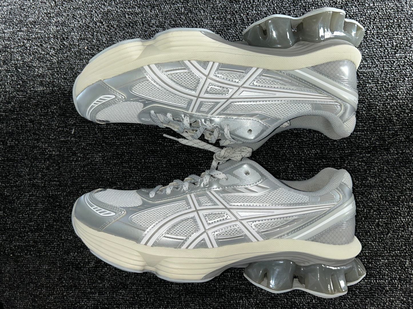 🔥 ASICS Gel Kinetic Fluent Silver Canyon - RRP £180 - Size Uk 8