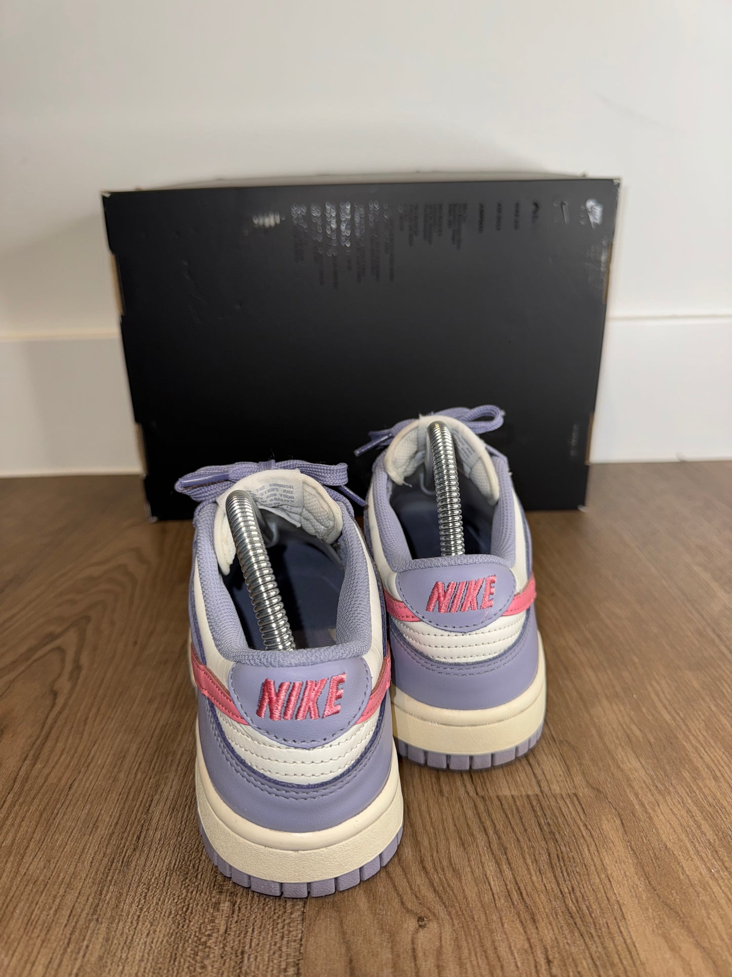 🔥 Nike Dunk Low Retro Pink & Purple - RRP £120 - Size Uk 4