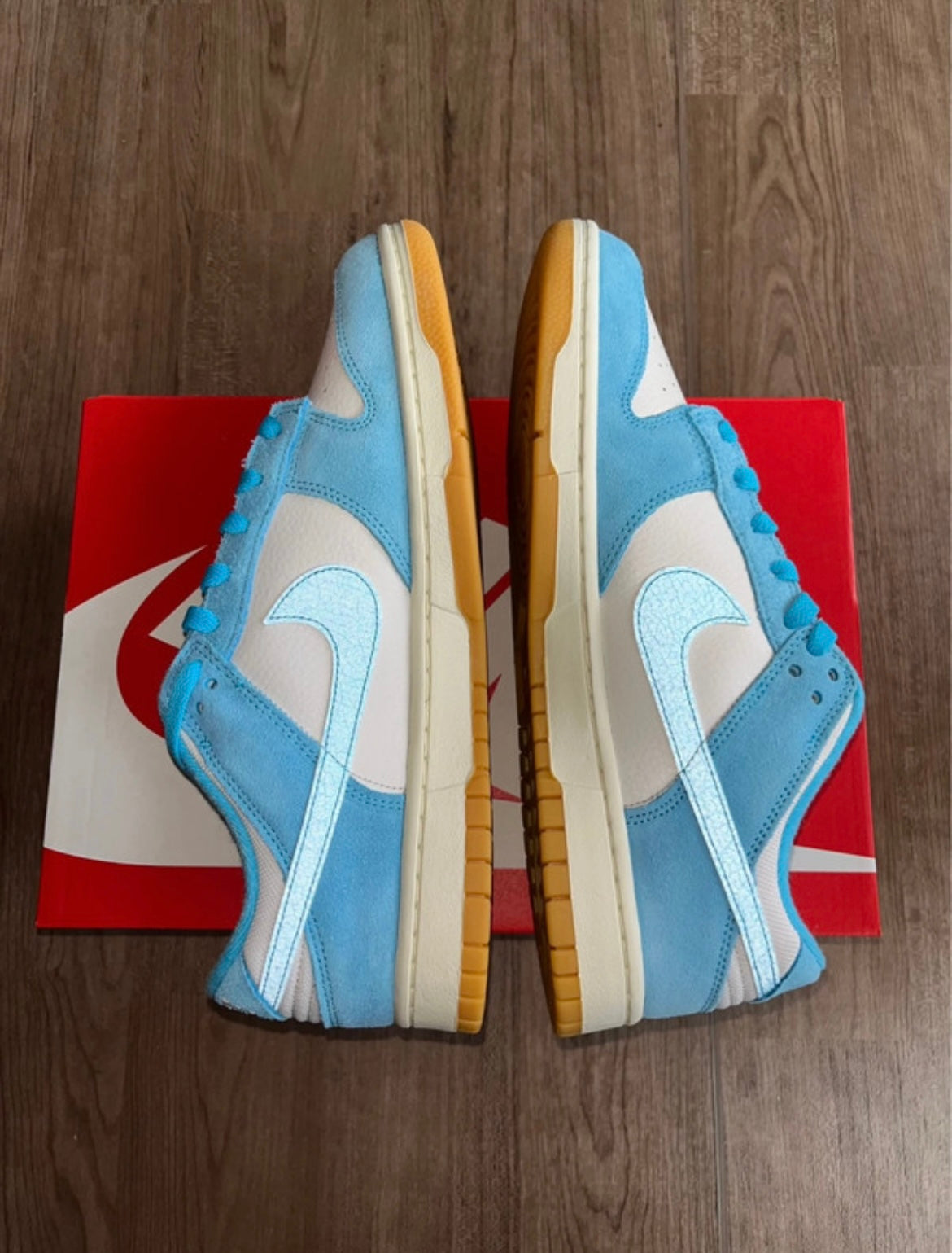 🔥 Nike Dunk Low Premium Blue, Brown & Coconut Milk - RRP £120 - Size Uk 9