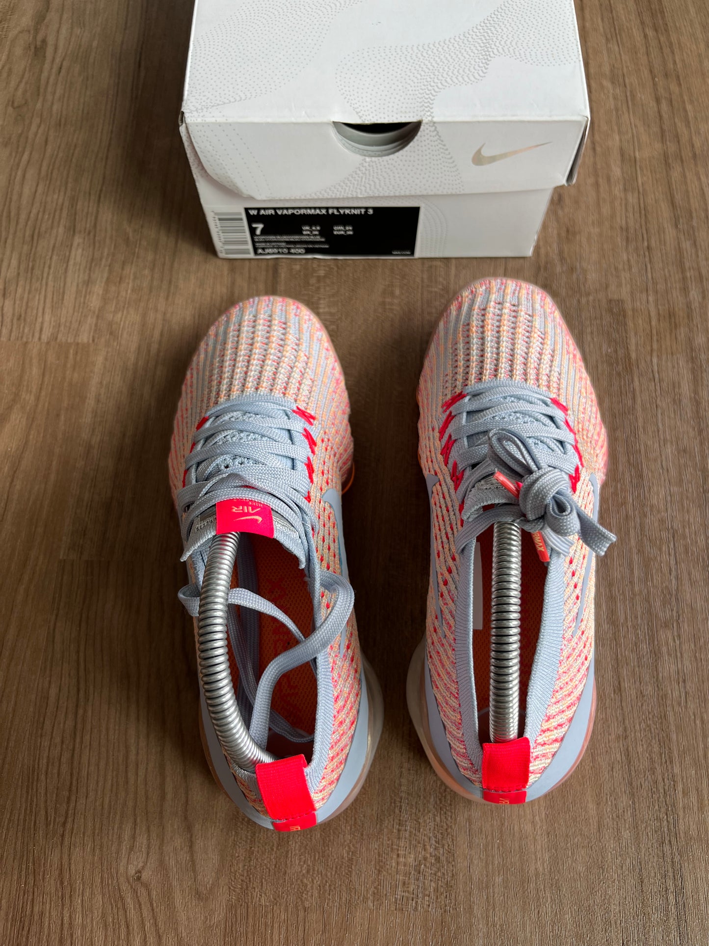 🔥 Nike Air Vapormax Flyknit 3 Exotic Sunrise - RRP £205 - Size Uk 4.5