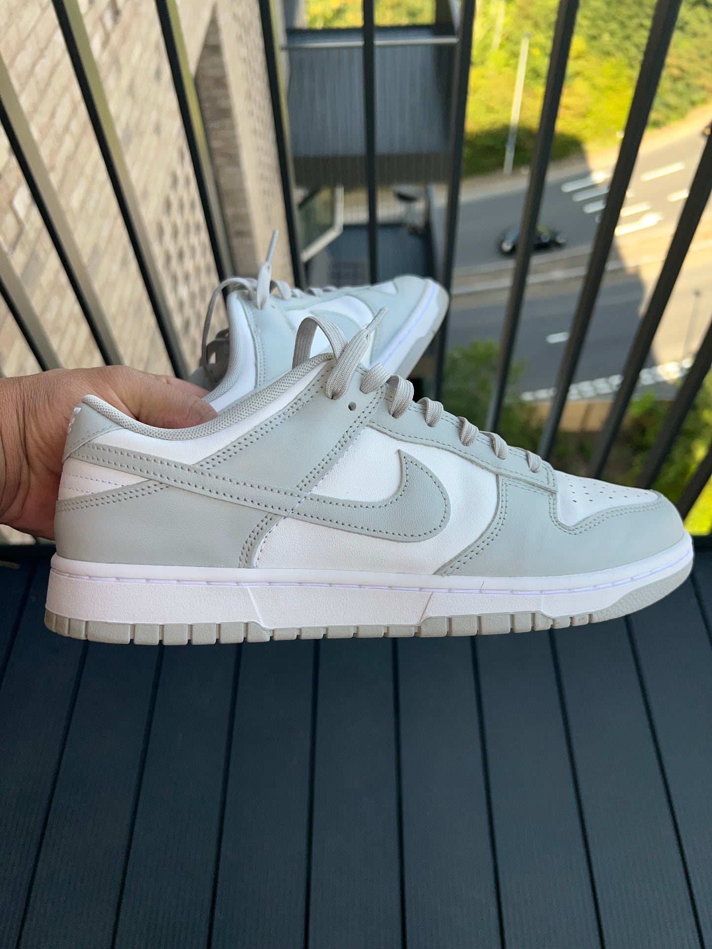 🔥 Nike Air Dunk Low Retro Grey & White - RRP £120 - Size Uk 9.5