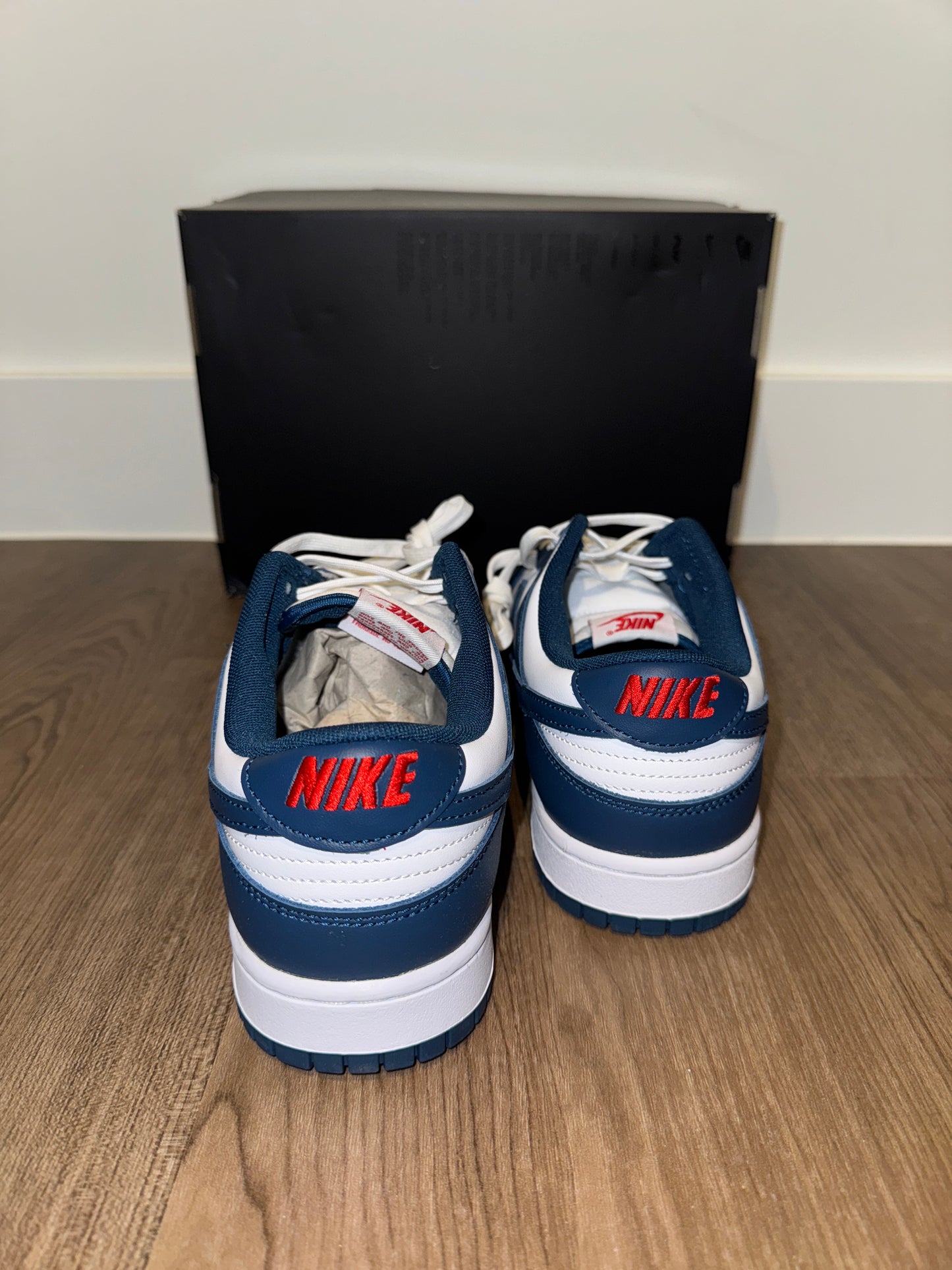 🔥 Nike Dunk Low Retro Blue & White - RRP £120 - Size Uk 10.5