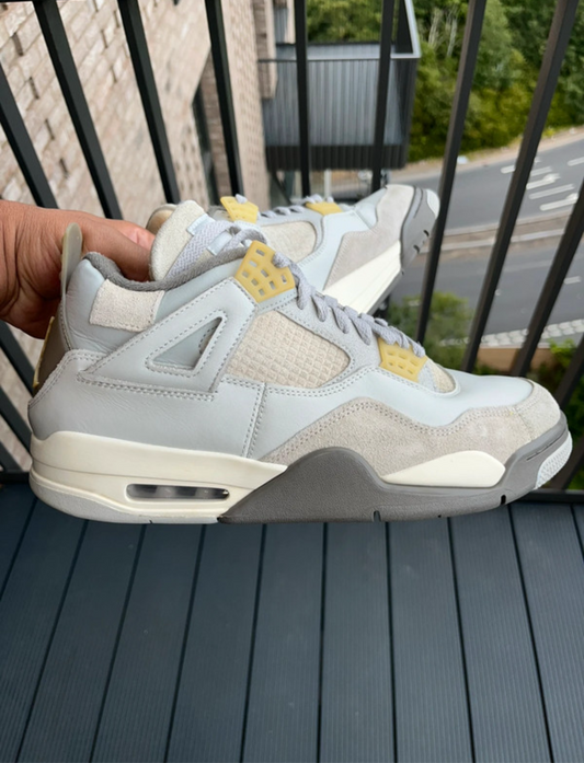 🔥 Nike Air Jordan Retro 4 Grey Obsidian - RRP £190 - Size Uk 10