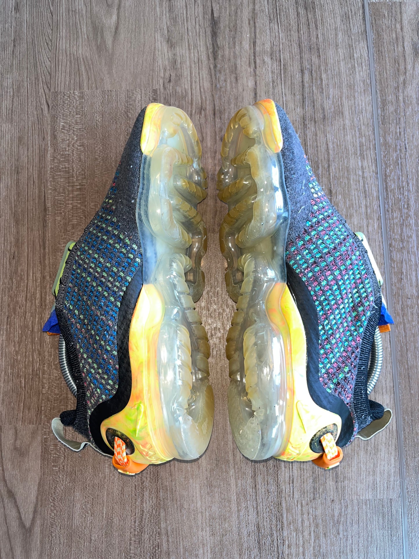 🔥 Nike Air Vapormax Flyknit Slip-On Black & Grey Multi - RRP £210 - Size Uk 5.5