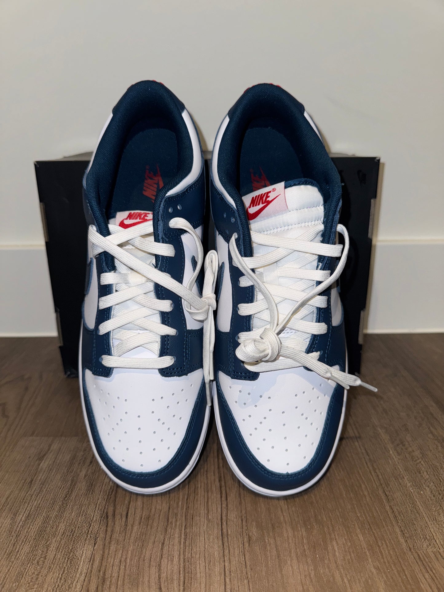 🔥 Nike Dunk Low Retro Blue & White - RRP £120 - Size Uk 10.5