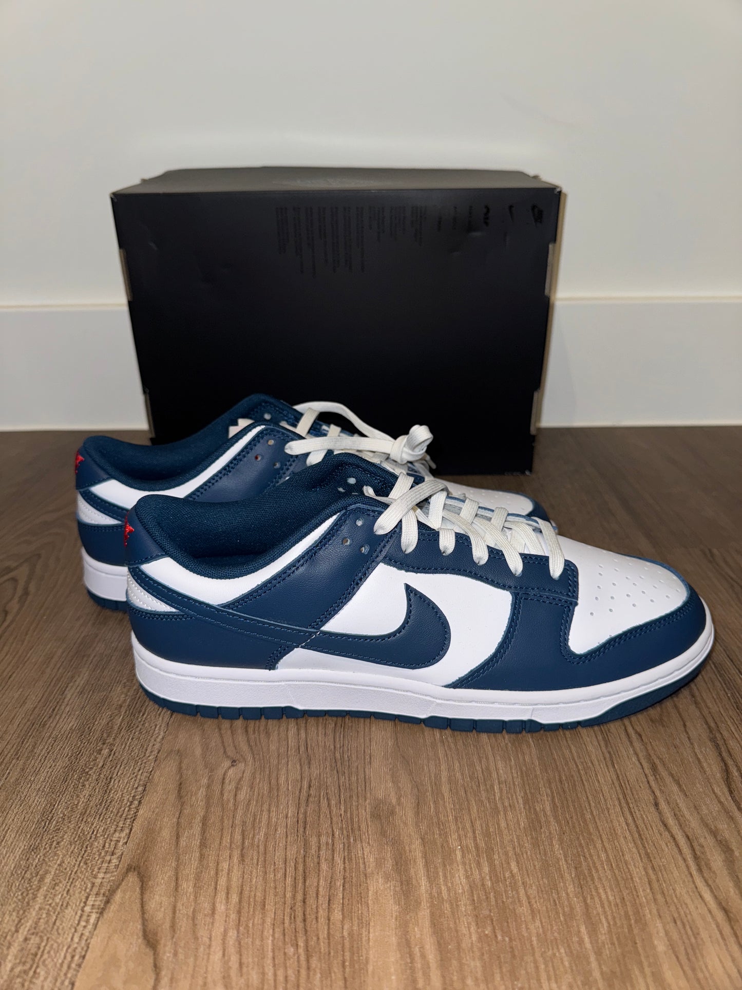 🔥 Nike Dunk Low Retro Blue & White - RRP £120 - Size Uk 10.5