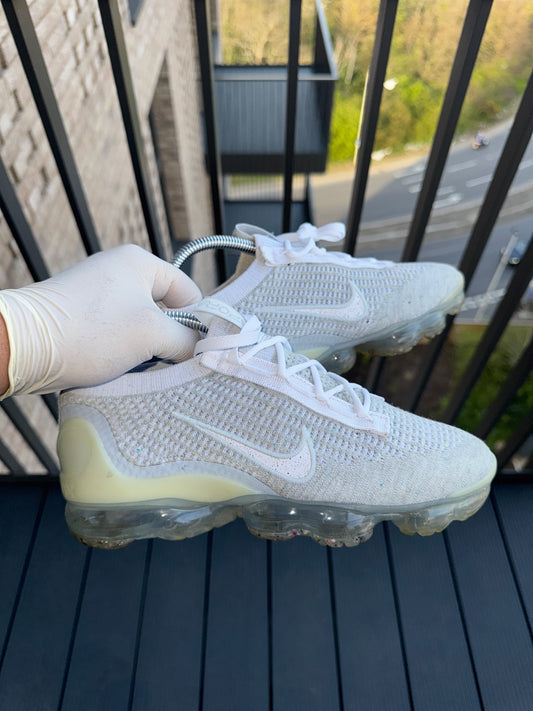 🔥 Nike Air Vapormax Flynit White Space - RRP £210 - Size Uk 5