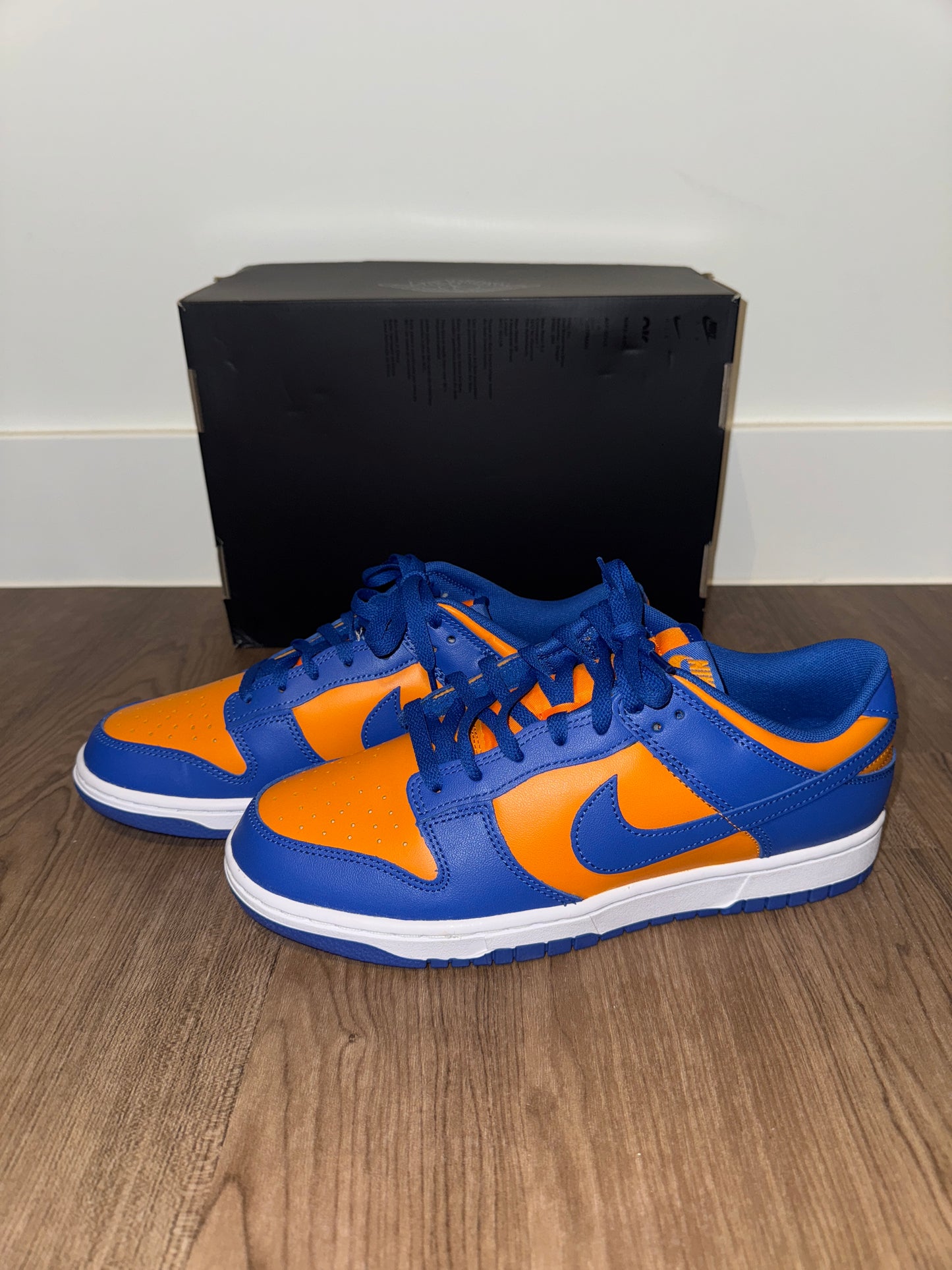 🔥 Nike Dunk Low Retro Orange & Blue - RRP £120 - Size Uk 9.5