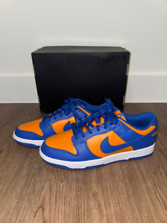 🔥 Nike Dunk Low Retro Orange & Blue - RRP £120 - Size Uk 9.5
