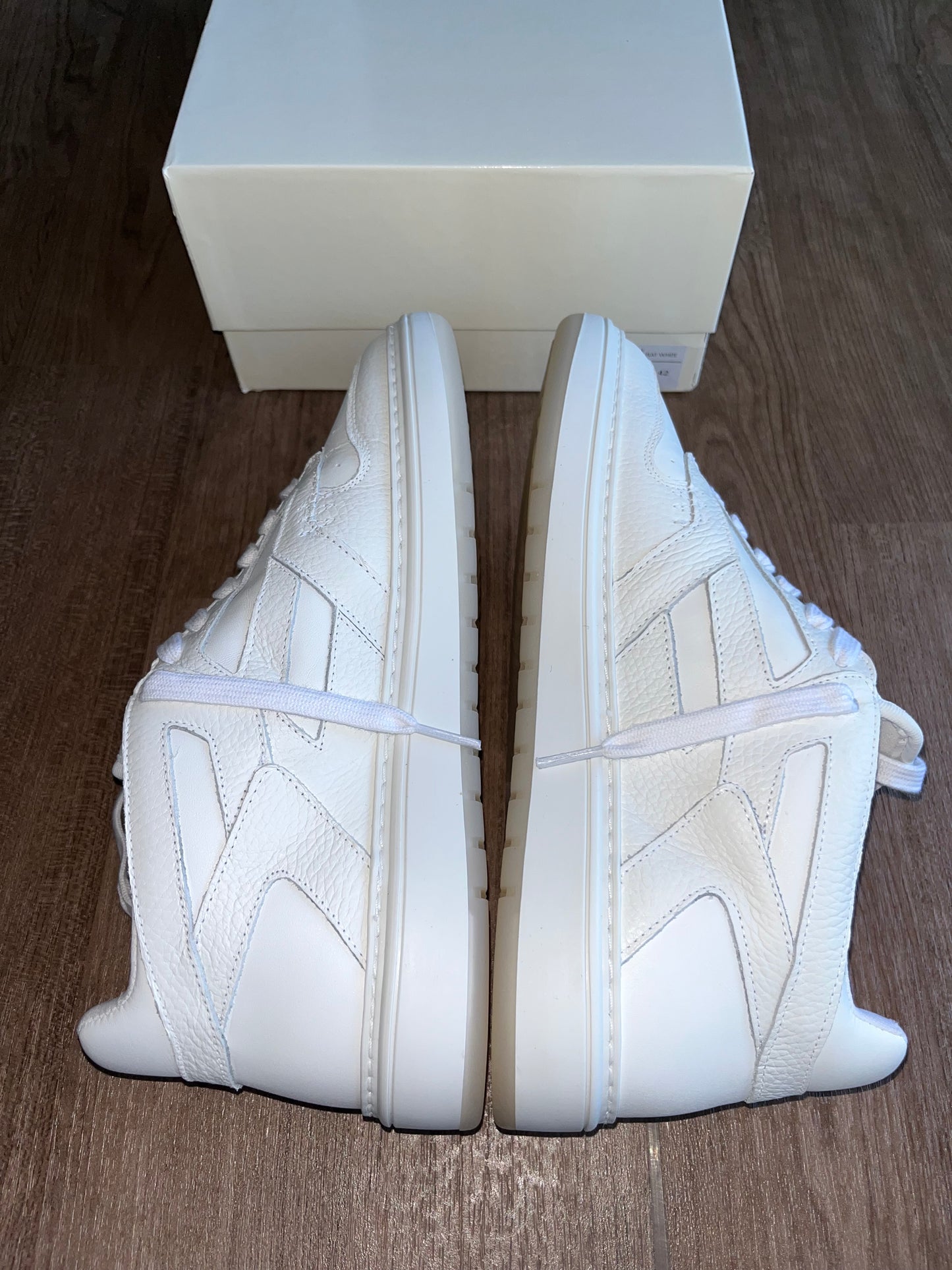 🔥 Represent Reptor Low Flat White - RRP £195 - Size Uk 8