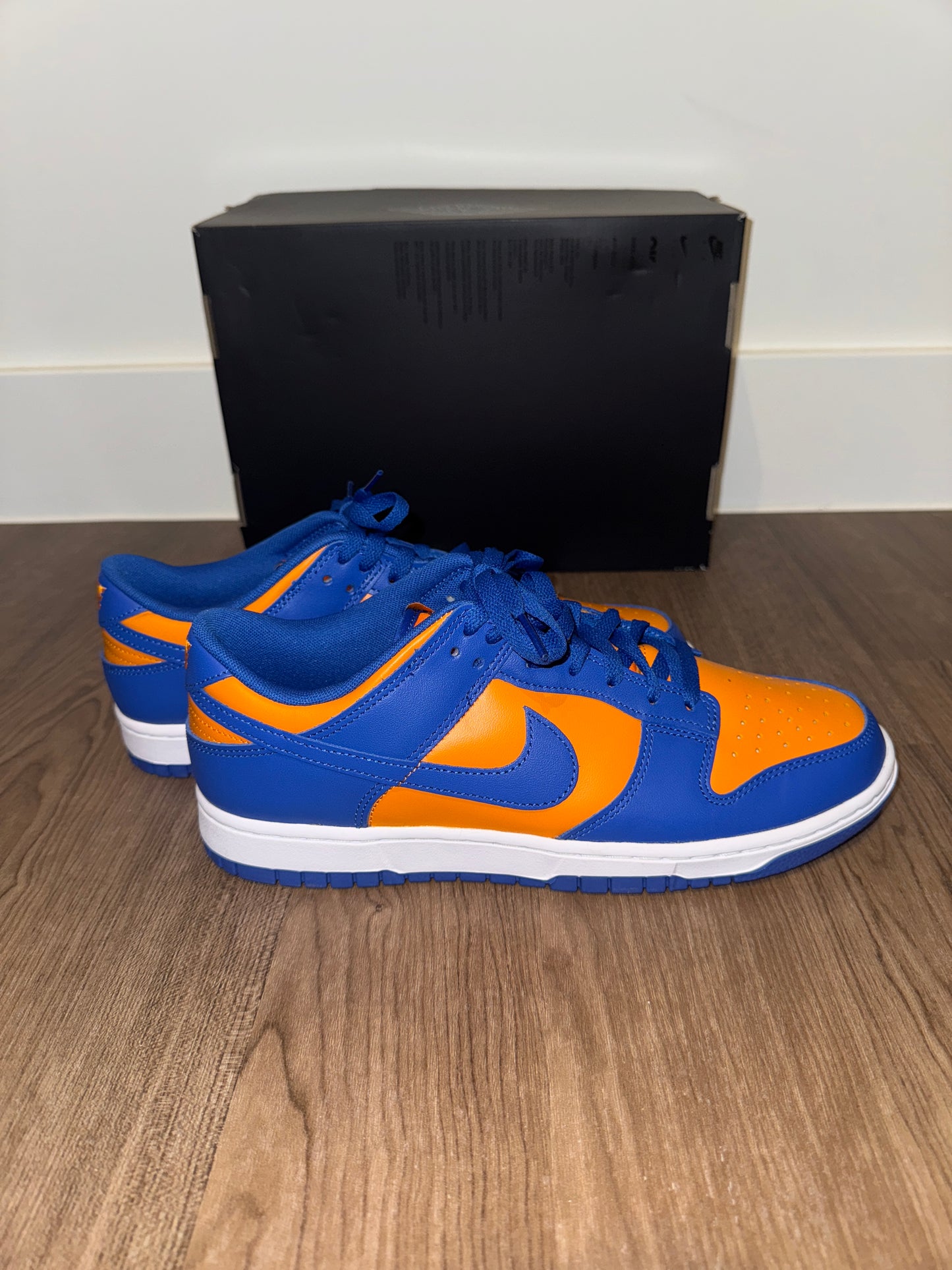 🔥 Nike Dunk Low Retro Orange & Blue - RRP £120 - Size Uk 9.5