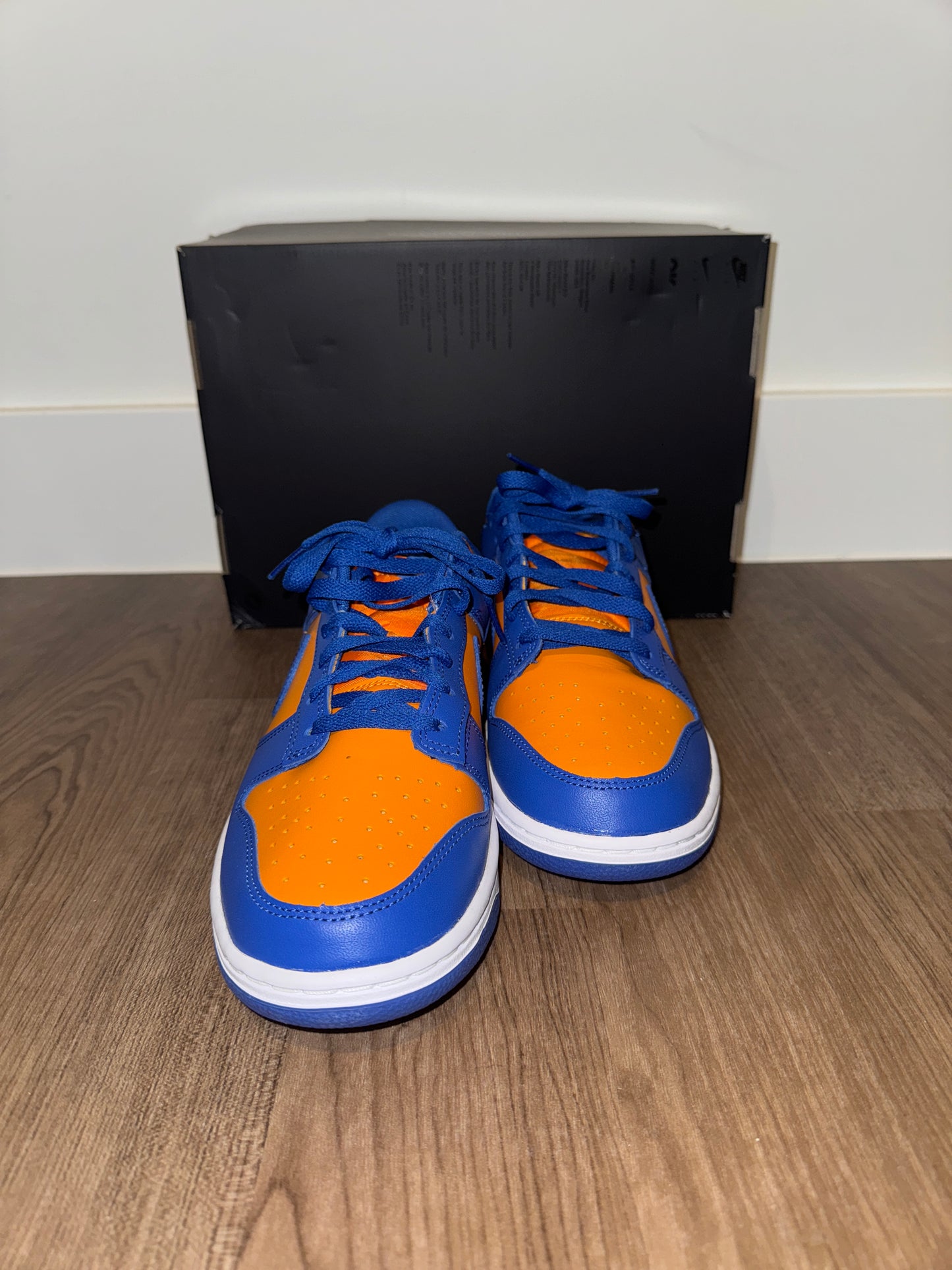 🔥 Nike Dunk Low Retro Orange & Blue - RRP £120 - Size Uk 9.5