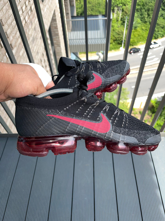 🔥 Nike Air Vapormax Flyknit 3 Red & Black - RRP £205 - Size Uk 10.5