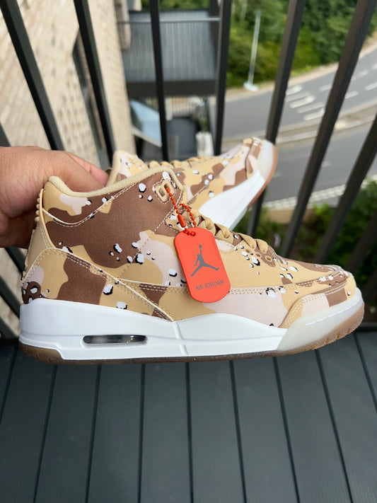 🔥 Nike Air Jordan 3 Retro Camo Driftwood - RRP £190 - Size Uk 4