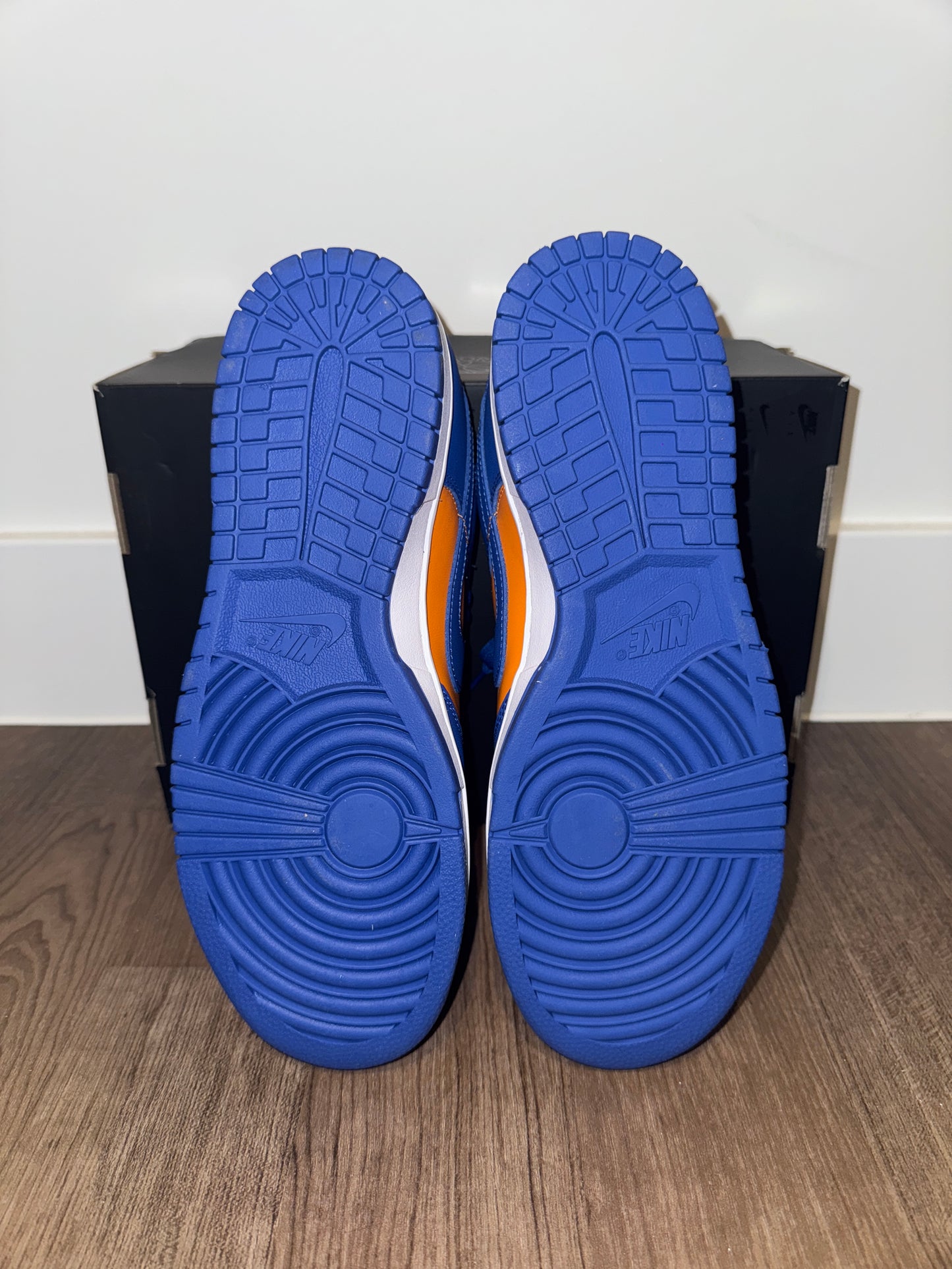 🔥 Nike Dunk Low Retro Orange & Blue - RRP £120 - Size Uk 9.5
