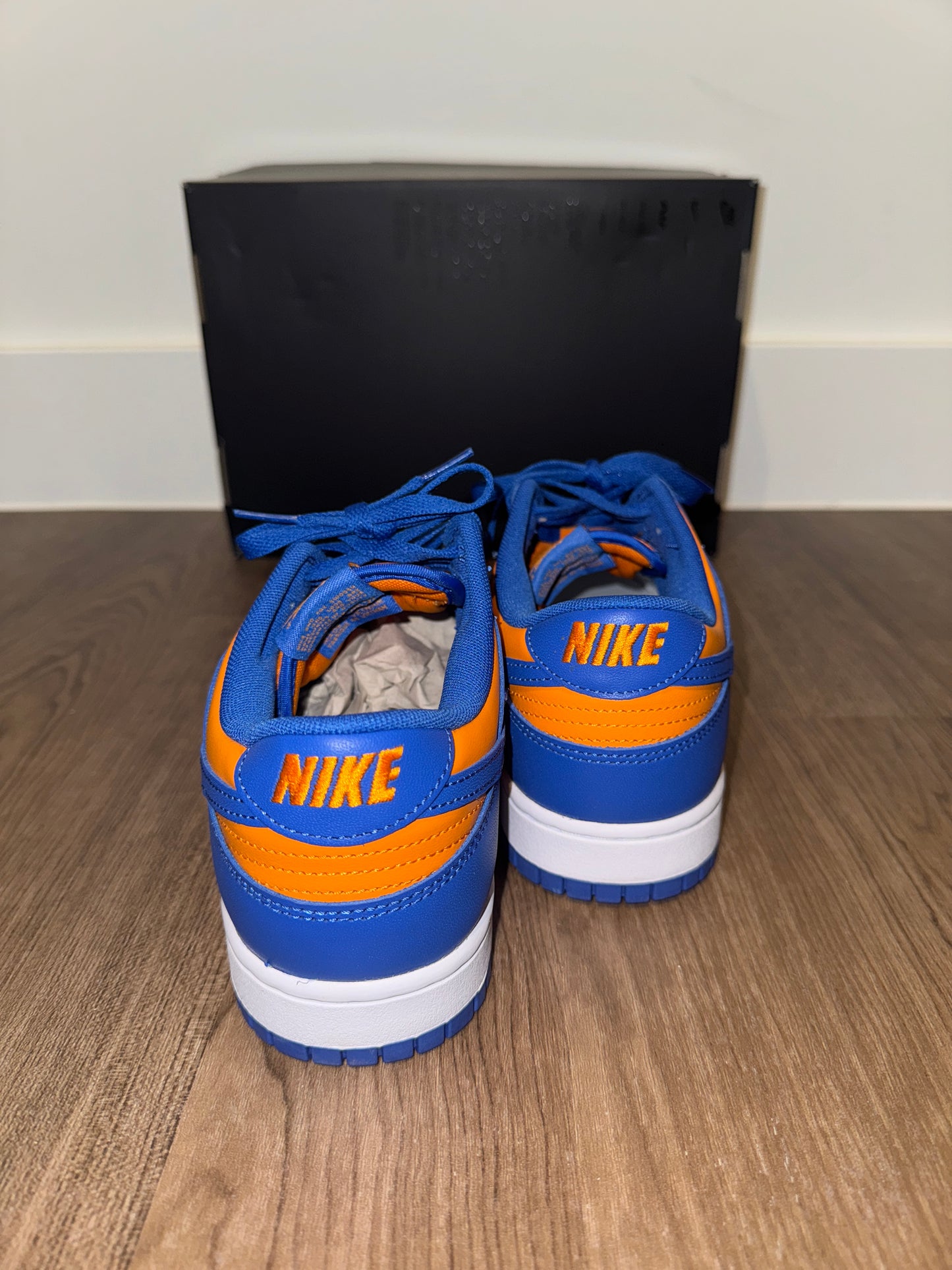 🔥 Nike Dunk Low Retro Orange & Blue - RRP £120 - Size Uk 9.5