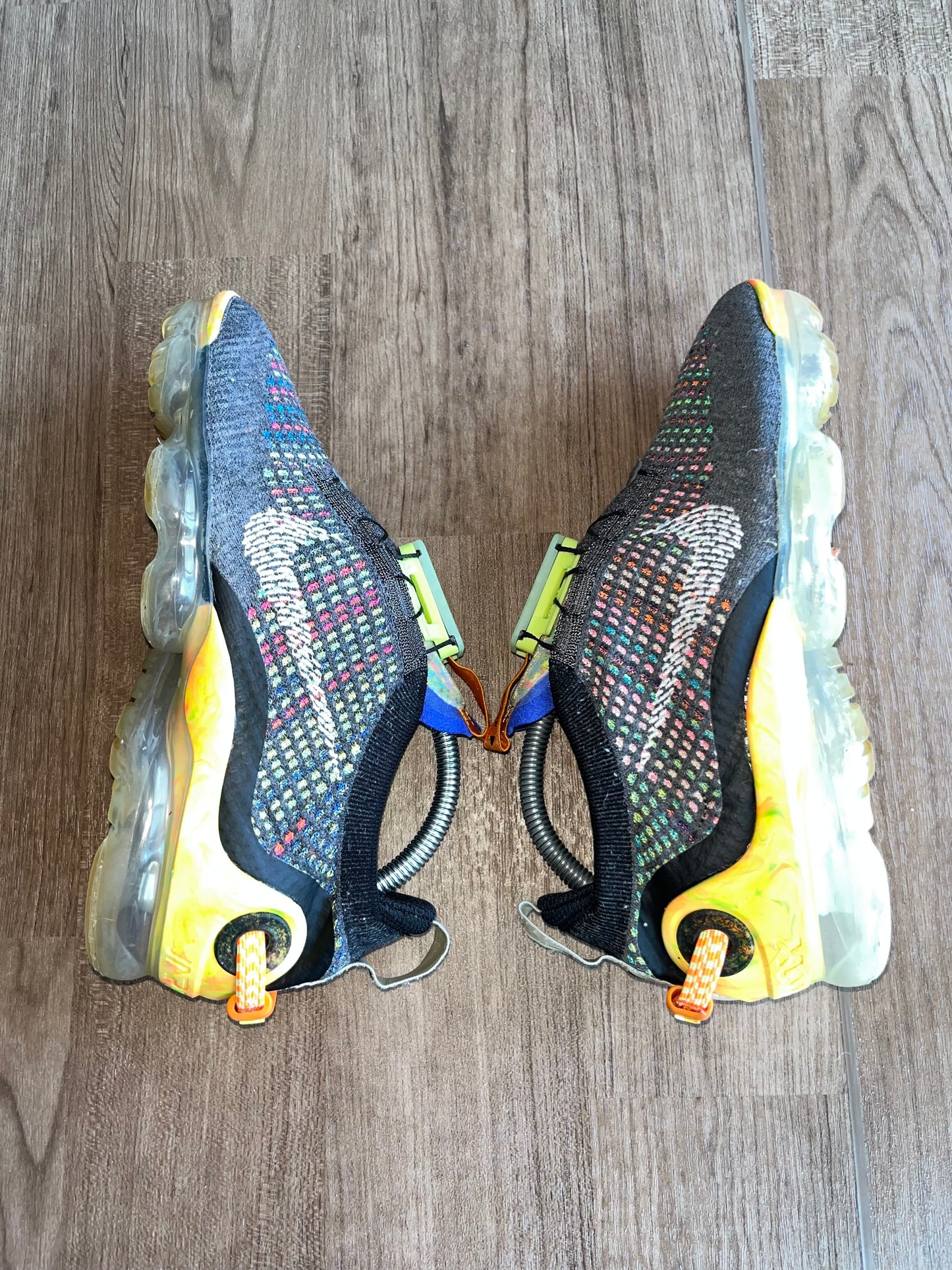 🔥 Nike Air Vapormax Flyknit Slip-On Black & Grey Multi - RRP £210 - Size Uk 5.5