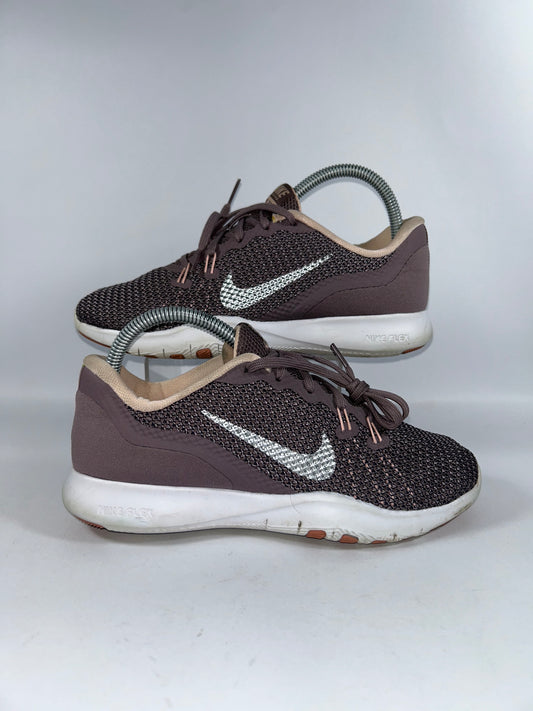 🔥 Nike Flex TR7 Purple Fashion Trainers Shoes Sneaker - RRP £85 - Size Uk 4.5