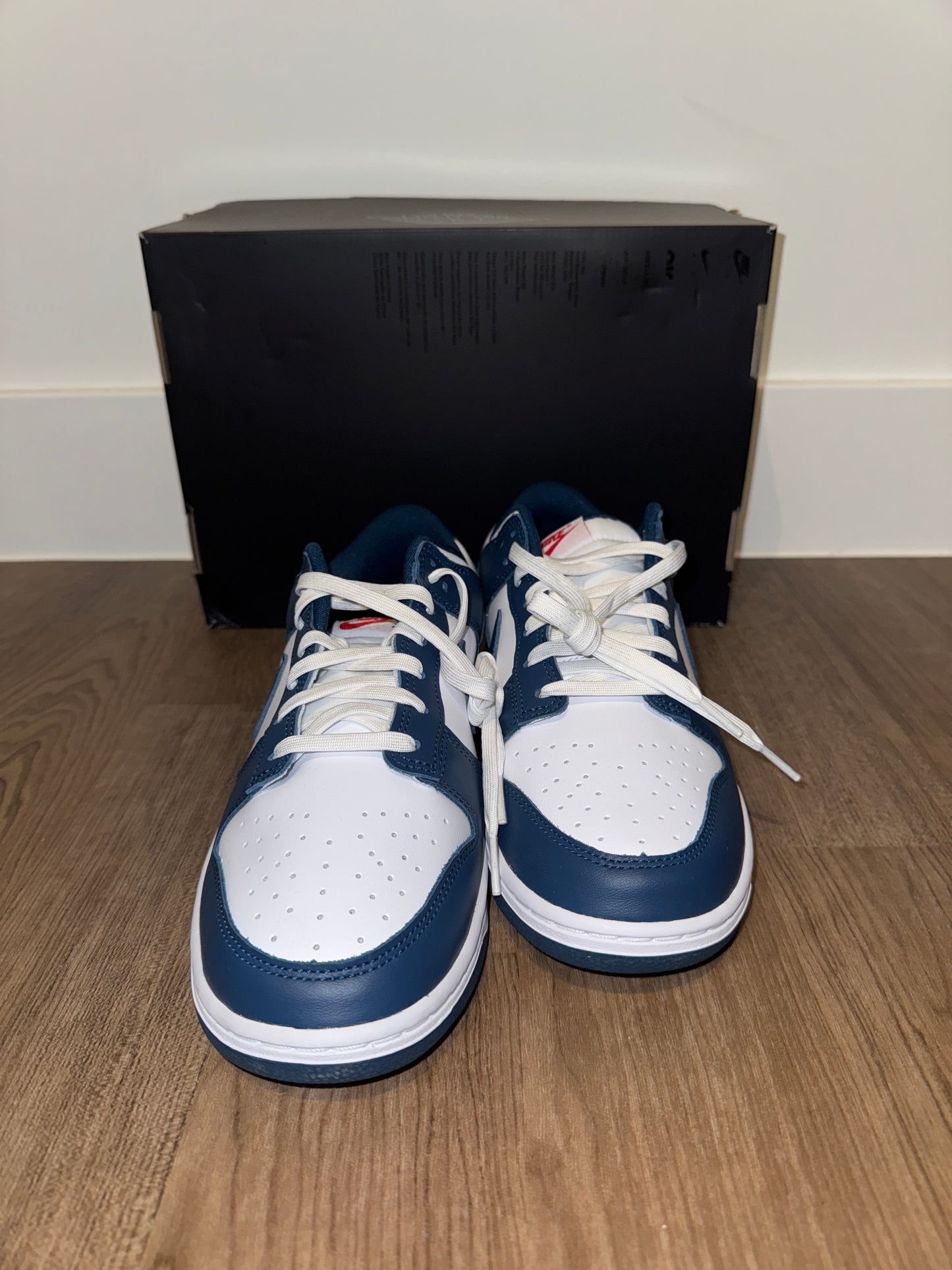 🔥 Nike Dunk Low Retro Blue & White - RRP £120 - Size Uk 10.5