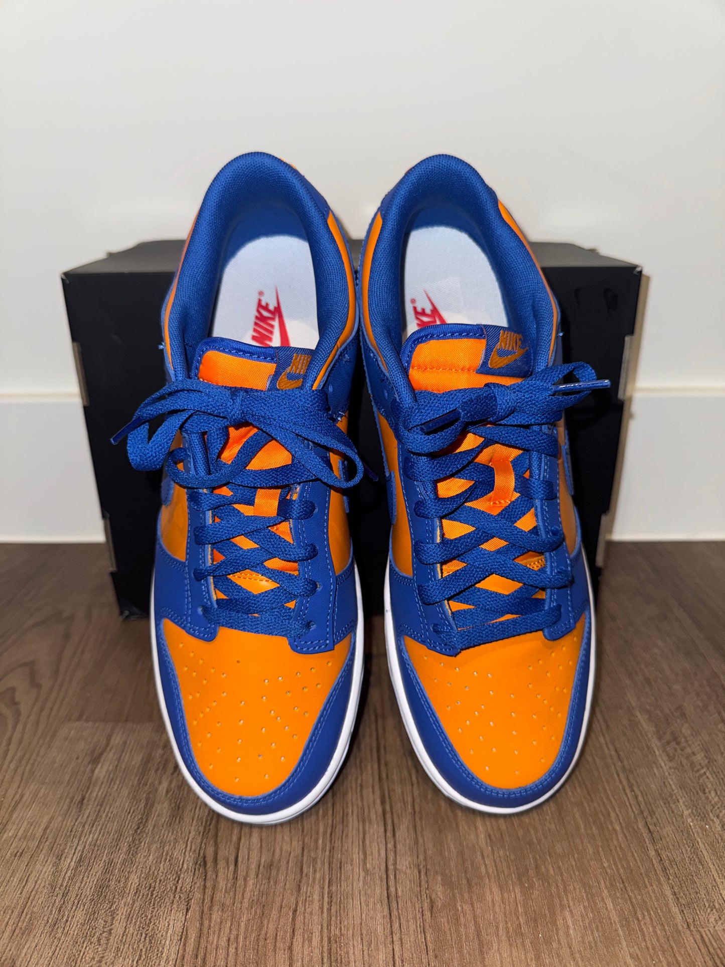 🔥 Nike Dunk Low Retro Orange & Blue - RRP £120 - Size Uk 9.5