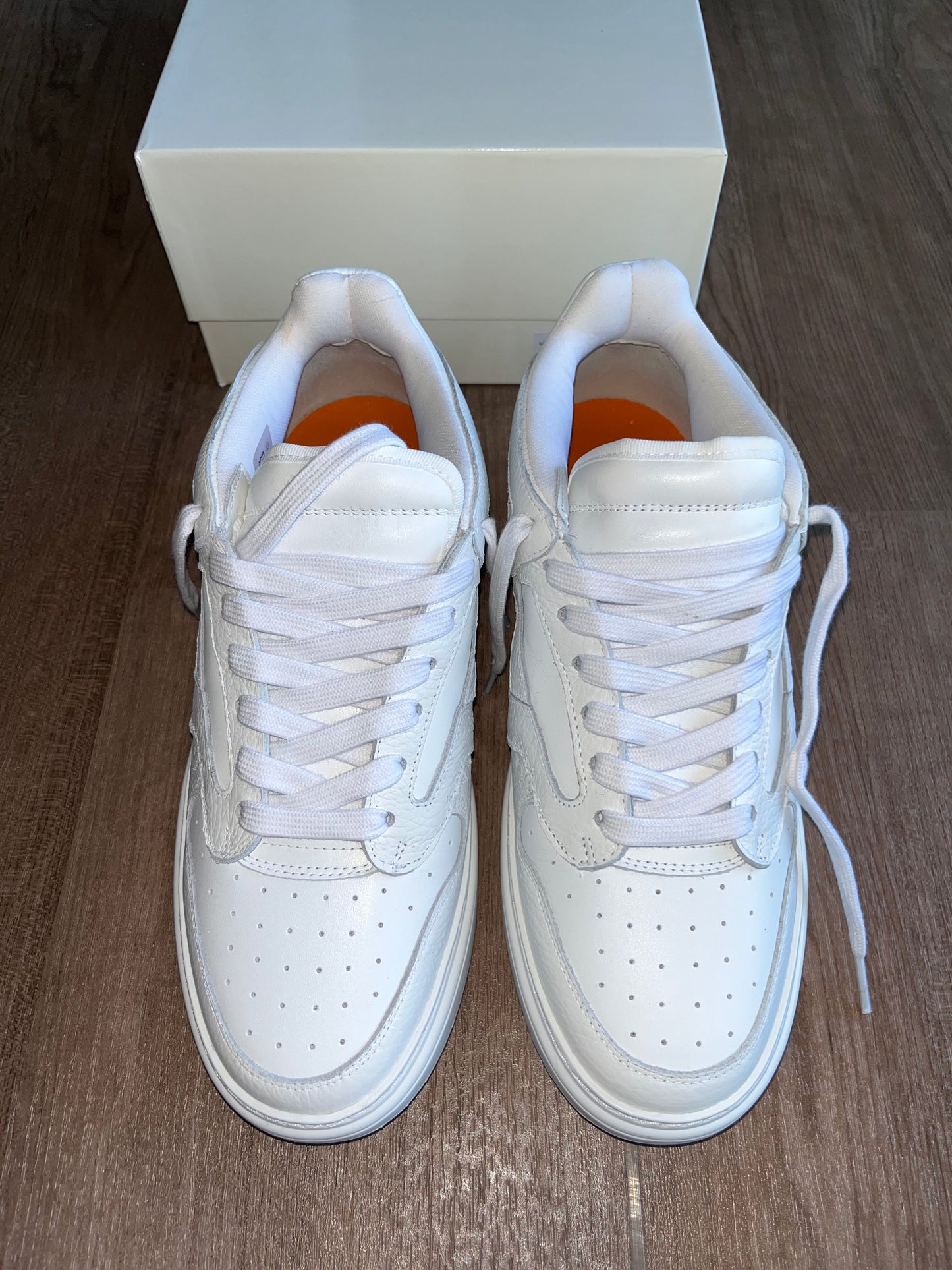 🔥 Represent Reptor Low Flat White - RRP £195 - Size Uk 8